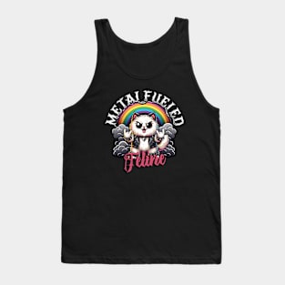 Cat Rock Rocker a Metal Fueled Feline Tank Top